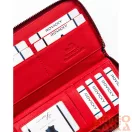 Peterson Női Bőr Pénztárca Rpn-25-Ym-5814 Red - Piros