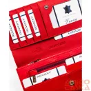 Peterson Női Bőr Pénztárca Rpn-27-Ym-5821 Red - Piros
