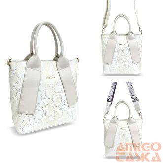 Zellia Női Kézitáska H728 Beige - Python -