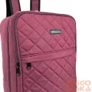 Zellia Hátizsák | Kézipoggyász Hz-104 Bordó - Steppelt - Vízlepergetős - 40 X 25 X 20 Cm