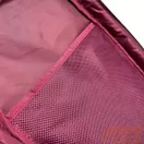 Zellia Hátizsák | Kézipoggyász Hz-104 Bordó - Steppelt - Vízlepergetős - 40 X 25 X 20 Cm