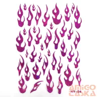 Körömdíszítő - Matrica Hy-04 - Magenta