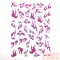 Körömdíszítő - Matrica Hy-06 - Magenta