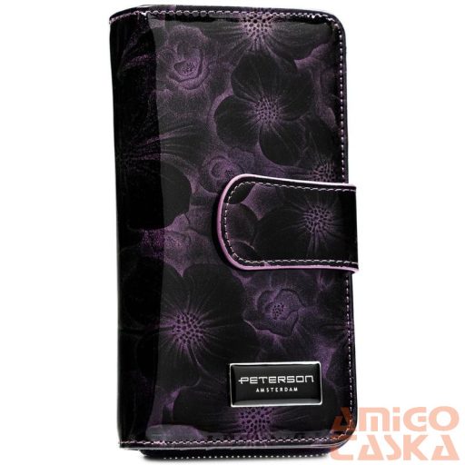 Peterson Női Bőr Pénztárca Ptn Ps116-Fds-1602 Purple - Lila