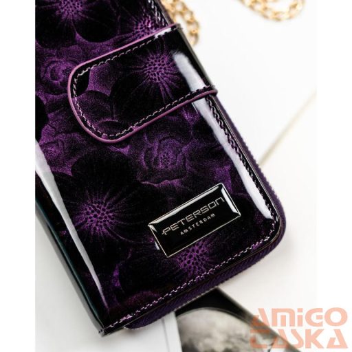 Peterson Női Bőr Pénztárca Ptn Ps116-Fds-1602 Purple - Lila