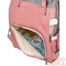 Peterson Női Hátizsák Ptn Mb3-6012 Gray-Pink - Szrke-Rózsaszín