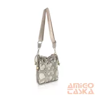 Zellia Női Oldaltáska 25096 Arany-Beige - Rimini 2 -
