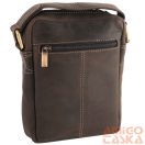 Férfi Oldaltáska 250840-Mh-6524 Barna Sötét Barna