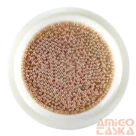 Körömdíszítő - Szórógyöngy - Rosegold - Qqs-2307109