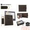 Peterson Férfi Bőr Pénztárca Szett + Kulcstartóval Set-M-N992L-Chm-2029 Brown