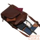 Peterson Férfi Bőr Oldaltáska   PTN   YP002E-OPU-6781   Brown