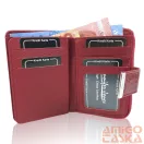 Jennifer Jones Női Bőr Pénztárca 5198-2 Piros - Kis Méret -