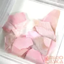 4 Részes Rózsaszín Körömdíszítő Szett - Qqs-2504190 Pink - Glitter, Fólia, Kagylóhéj Darabok, Szárított Virágok