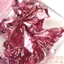 4 Részes Rózsaszín Körömdíszítő Szett - Qqs-2504190 Pink - Glitter, Fólia, Kagylóhéj Darabok, Szárított Virágok