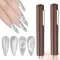 Multifunkcionális Cat Eye Nail Art Mágnes - Qqs-250803 - Barna