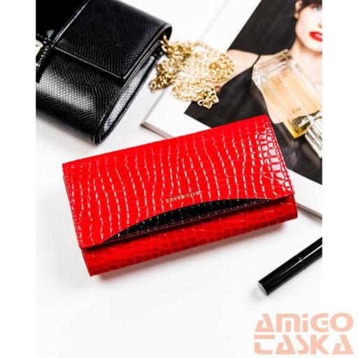 Peterson Női Bőr Pénztárcaptn Mc-490-2145 Red/Black