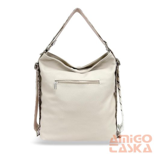 Zellia Női Válltáska/Hátizsáká Alakítható 23007 - Next C. Peacock - Beige - Fehér - Rosegold
