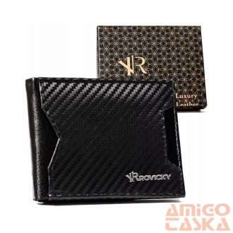   Rovicky Férfi Bőr Kártyatartó - Dollár Pénztárcar - R-Rm-21-Gcl-Cf-3151 Black