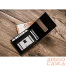 Rovicky Férfi Bőr Kártyatartó - Dollár Pénztárcar - R-Rm-21-Gcl-Cf-3151 Black