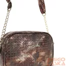 Zellia Női Oldaltáska Zlb202 Bronz -Mesh -