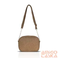 Zellia Női Oldaltáska Zlb202 Camel - Shimmer -