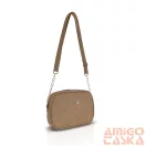 Zellia Női Oldaltáska Zlb202 Camel - Shimmer -