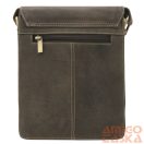 Férfi Bőr Oldaltáska Mn-9-Mh Sötét Barna