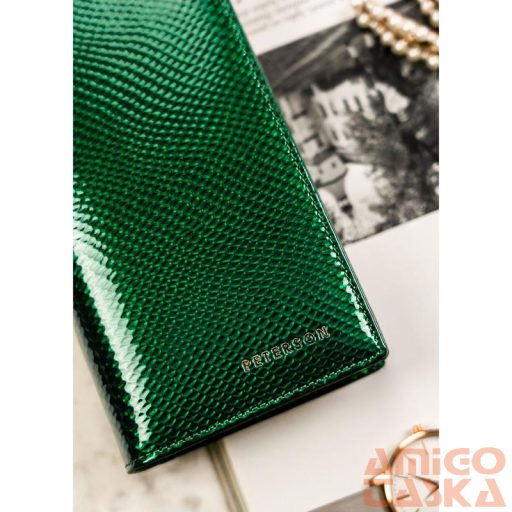 Peterson Női Bőr Pénztárca Ptn 421431-Dsl-6174 Green