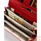 Peterson Női Bőr Pénztárca Ptn 72037-Sgn-8454 Red