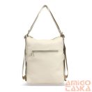 Zellia Női Válltáska/Hátizsáká Alakítható 22199 Beige-Arany - Ch -