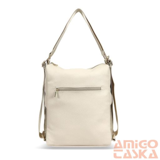 Zellia Női Válltáska/Hátizsáká Alakítható 22199 Beige-Arany - Ch -