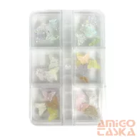   Körömdíszítő Box - WZ-885 Pillangó alakú 3D körömdísz szett