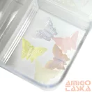 Körömdíszítő Box - WZ-885 Pillangó alakú 3D körömdísz szett