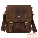 Peterson férfi bőr oldaltáska 996-S-NSH-4918 Tan – Barna