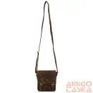 Peterson férfi bőr oldaltáska 996-S-NSH-4918 Tan – Barna