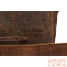 Peterson férfi bőr oldaltáska 996-S-NSH-4918 Tan – Barna
