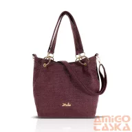 Zellia Női Válltáska Zlb475 Bordó - Shimmer -