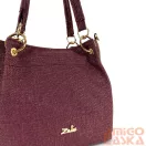 Zellia Női Válltáska Zlb475 Bordó - Shimmer -