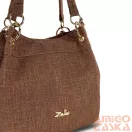 Zellia Női Válltáska Zlb475 Barna - Shimmer -