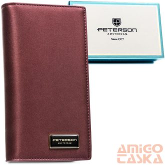   Peterson Női Pénztárca - Echo És Természetes Bőr Ptn Ps1431-Hnl-2869 Purple