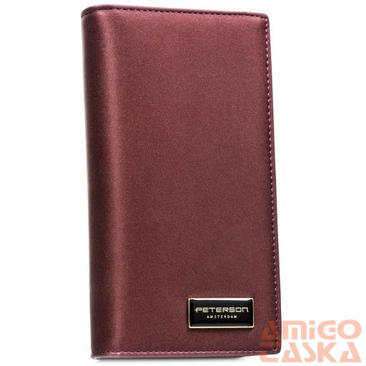 Peterson Női Pénztárca - Echo És Természetes Bőr Ptn Ps1431-Hnl-2869 Purple
