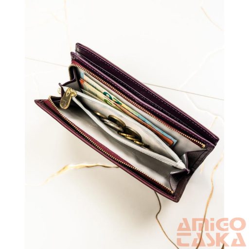 Peterson Női Pénztárca - Echo És Természetes Bőr Ptn Ps1431-Hnl-2869 Purple