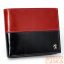 Férfi Bőr Pénztárca N992-Vt2  Black-Red