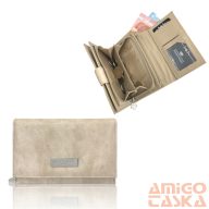 Jennifer Jones Női Pénztárca Beige-1103-7-Közepes Méret