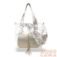   Zellia Női Válltáska 24067 - Next C. Peacock - Fehér-Arany - Ch -