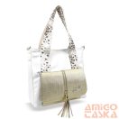 Zellia Női Válltáska 24067 - Next C. Peacock - Fehér-Arany - Ch -