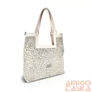 Zellia Női Válltáska 26074 Szürke-Beige - Pantera -