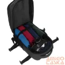 Peterson Hátizsák - Kézipoggyász -  Ptn Sikorka-6460 Black - Fekete - 40 X 25 X 20 Cm -