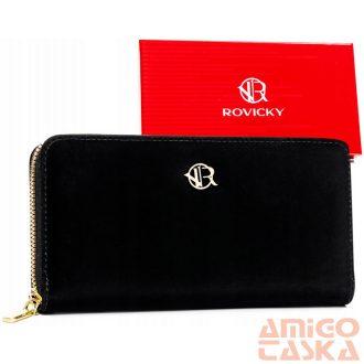   Rovicky Női Pénztárca Echo Bőr R-Prk-01-V36-2856 Black - Fekete