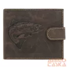 Férfi Bőr Pénztárca N992L-Chm-Fish Brown